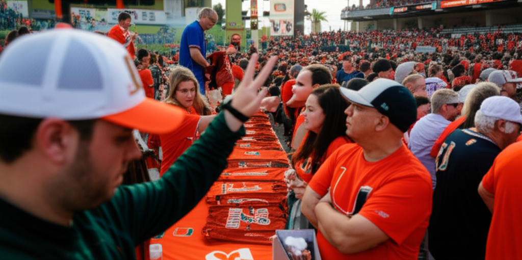 Hurricanes Fans Storm allCanes for Fiesta Bowl Gear